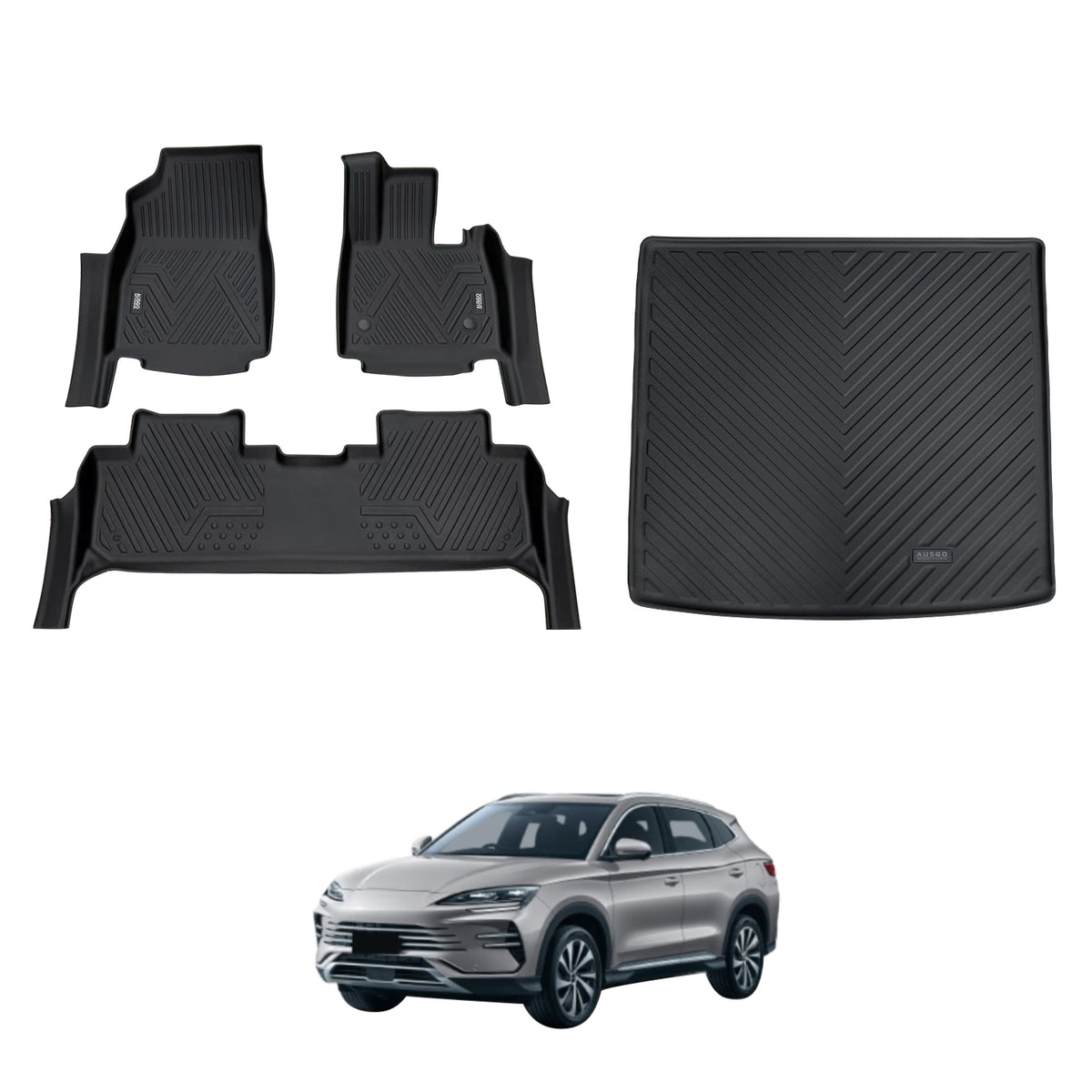 5D Car Floor Mats for BYD SEALION 6 2024-Onwards