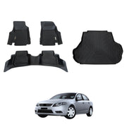 5D Car Floor Mats + Cargo Mat for Ford Falcon FG ecoLPi Series 2008-2014