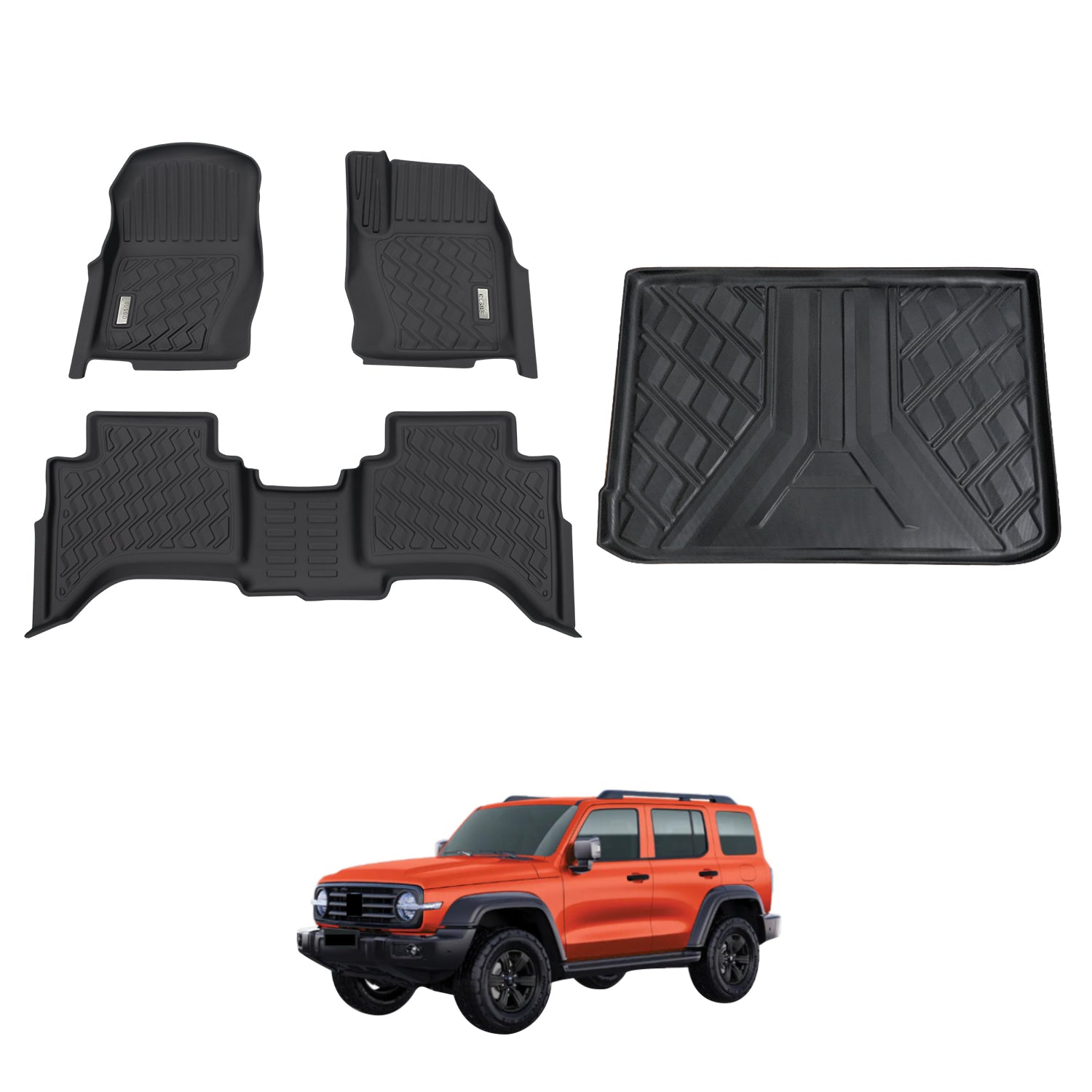 3D Car Floor Mats for GWM Tank 300 2023-Onwards