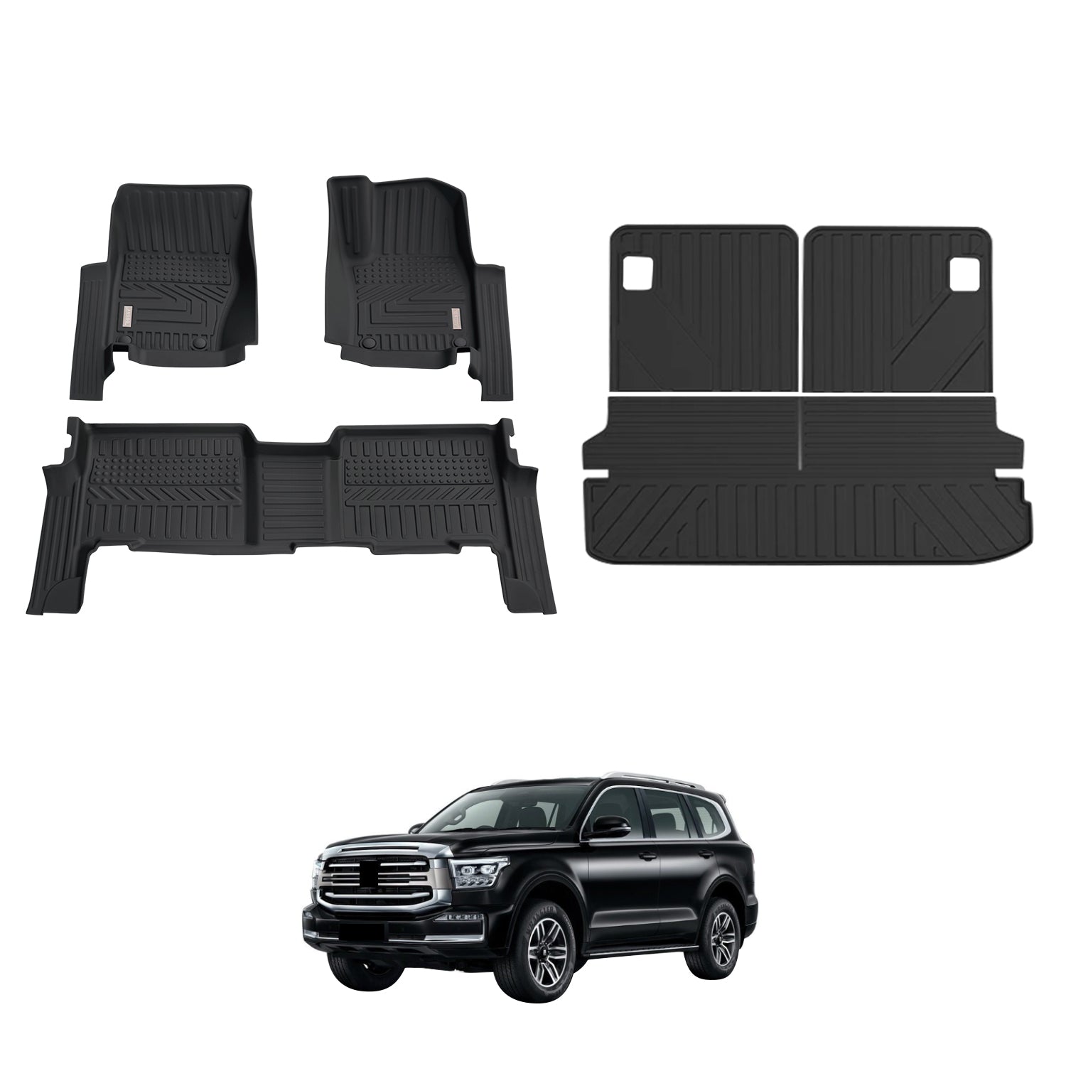 5D Car Floor Mats for GWM Tank 500 2024-Onwards