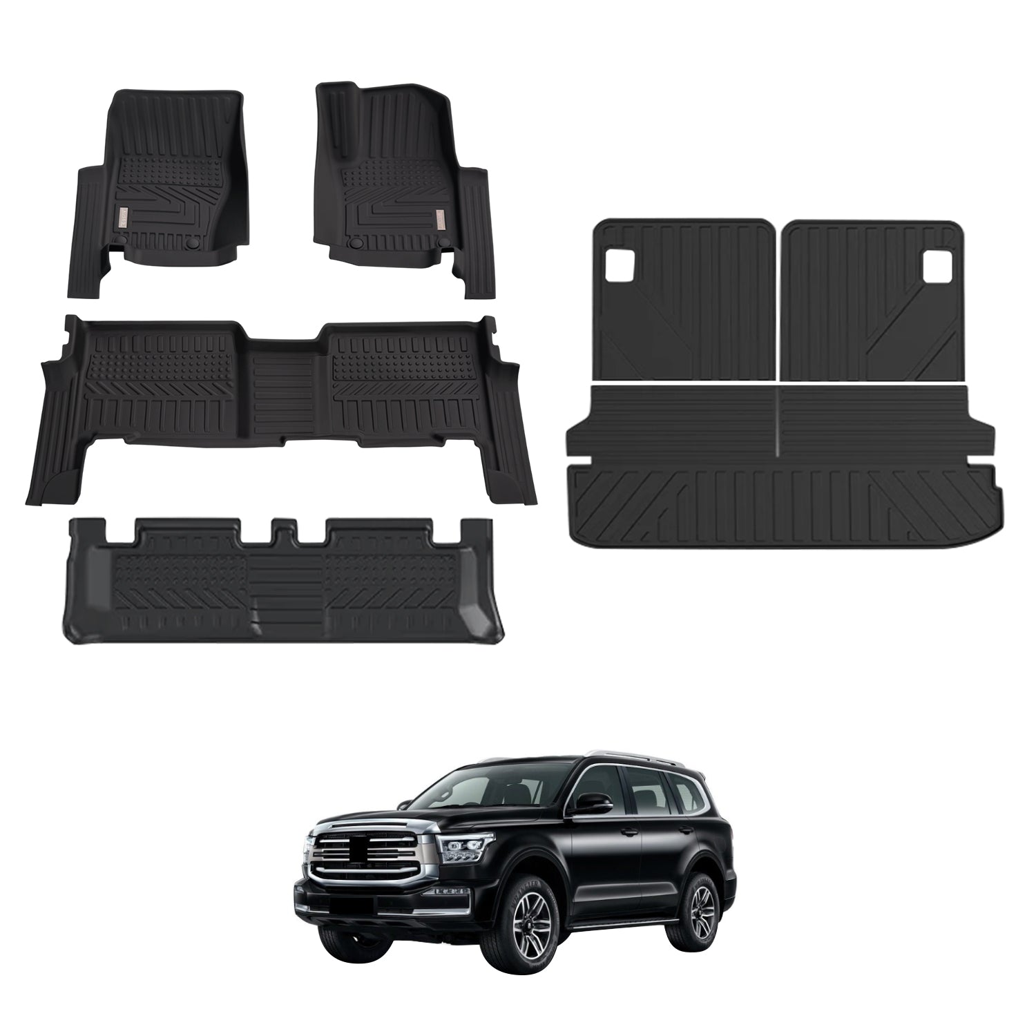 5D Car Floor Mats for GWM Tank 500 2024-Onwards