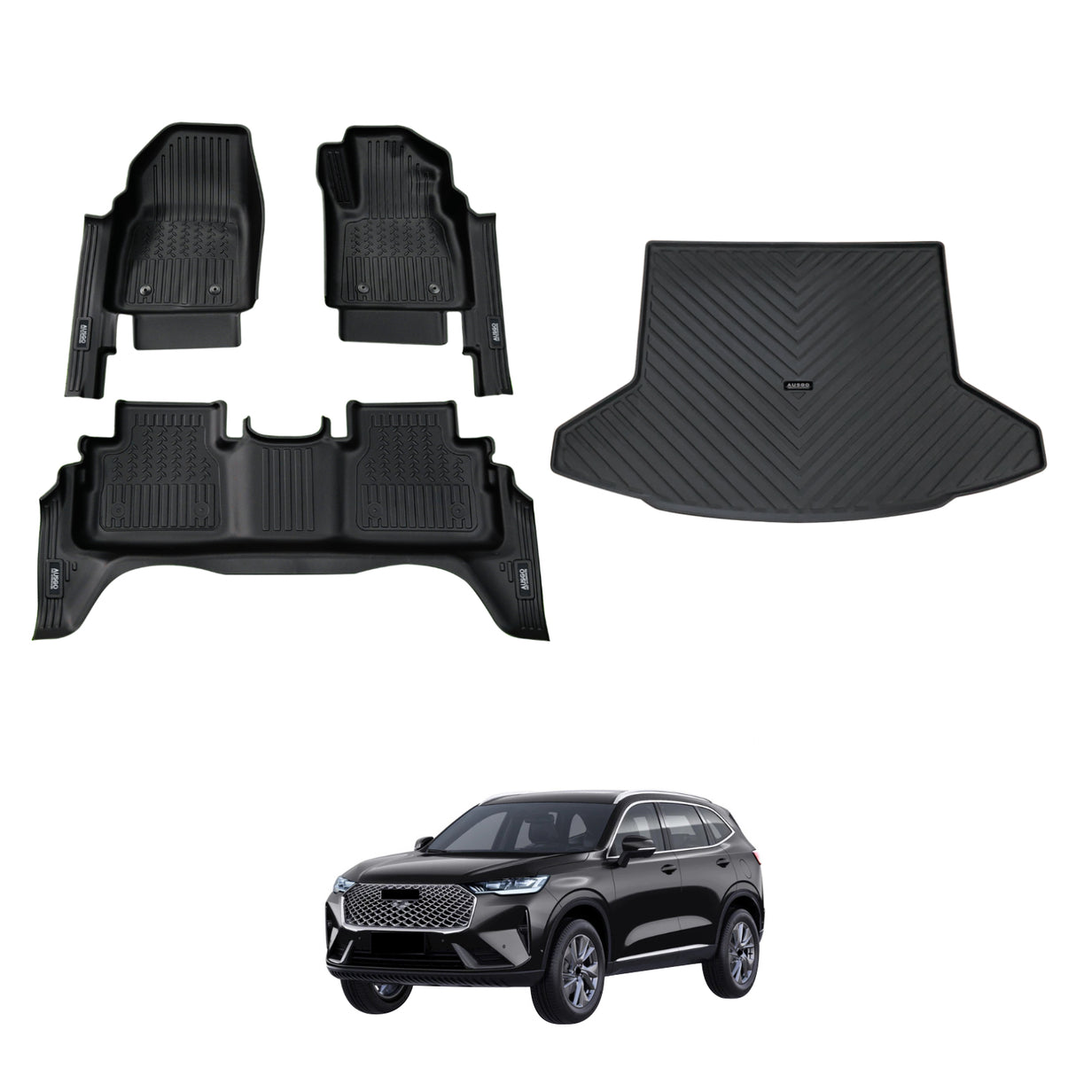 5D Car Floor Mats for Haval H6 B01 Series 2021-Onwards