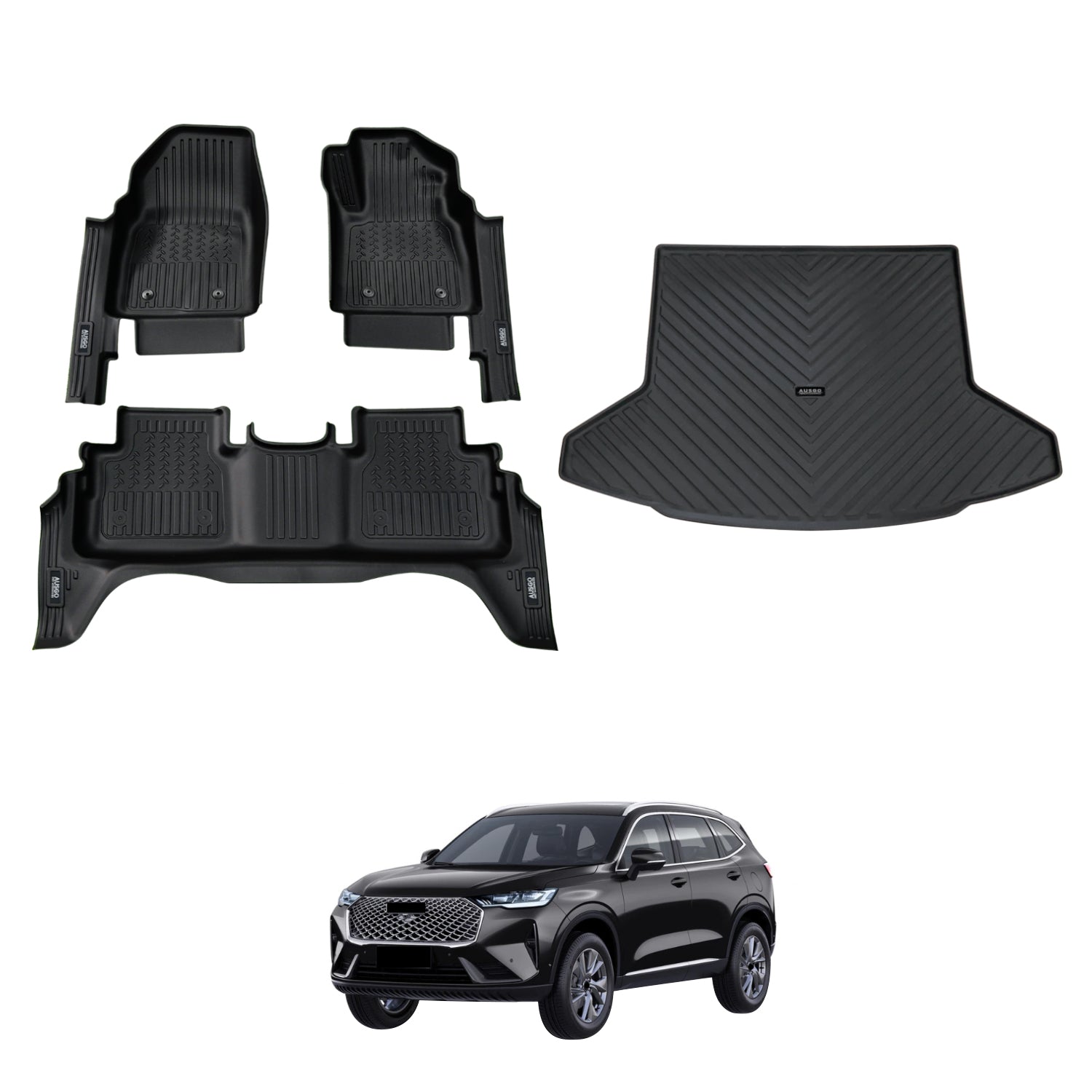 7D Car Floor Mats for Haval H6 B01 Series 2021-Onwards