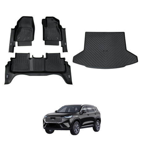5D Car Floor Mats for Haval H6 B01 Series 2021-Onwards