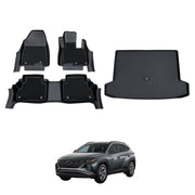 Double-Layer Car Floor Mats for Hyundai Tucson 2021-Onwards