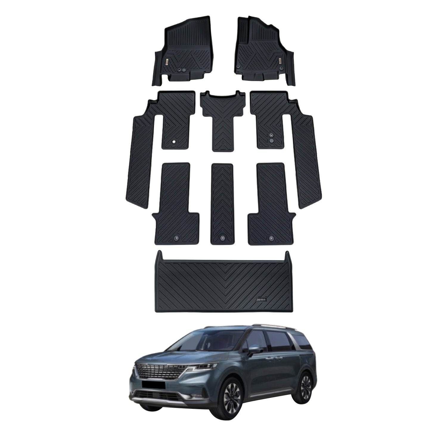 PRE-ORDER 5D Car Floor Mats for KIA Carnival KA4 Series 2020-Onwards