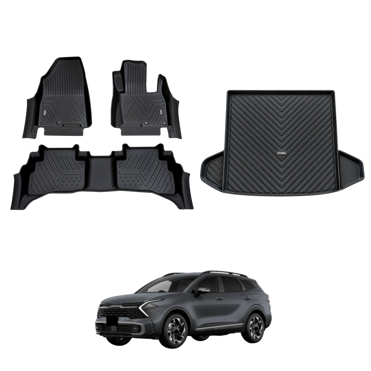 5D Car Floor Mats for KIA Sportage NQ5 2021-2025