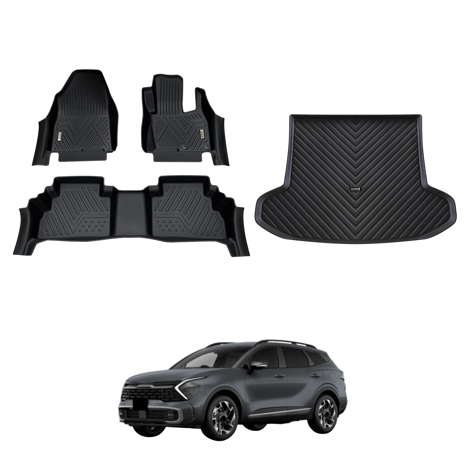 5D Car Floor Mats for KIA Sportage 2021-2025