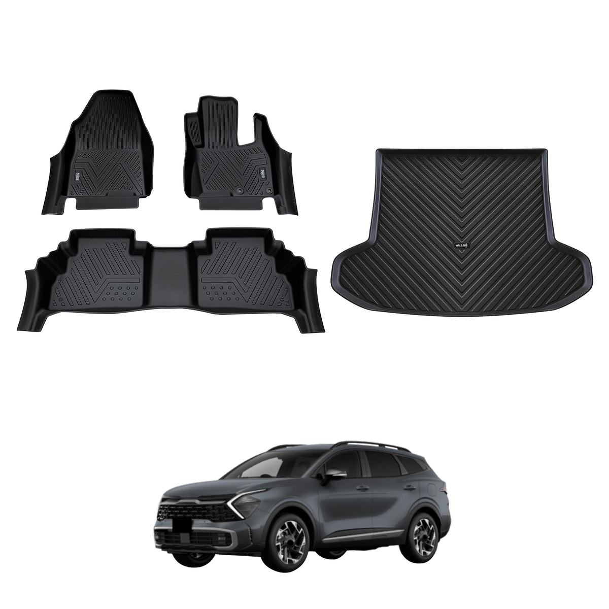 5D Car Floor Mats for KIA Sportage NQ5 2021-2025