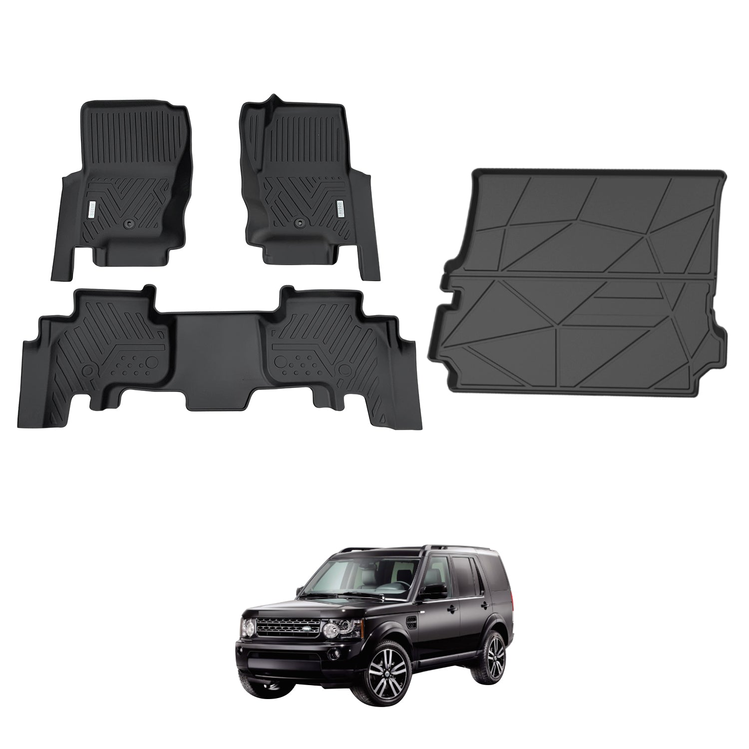 5D Car Floor Mats for Land Rover Discovery 3 4 2004-2016