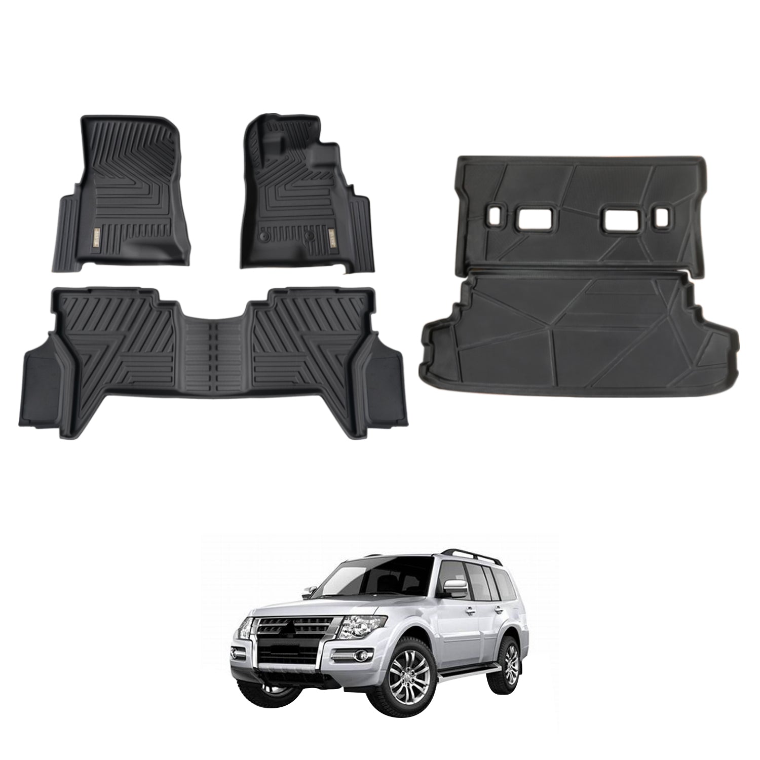 PRE-ORDER 5D Car Floor Mats for Mitsubishi Pajero 2000-2021