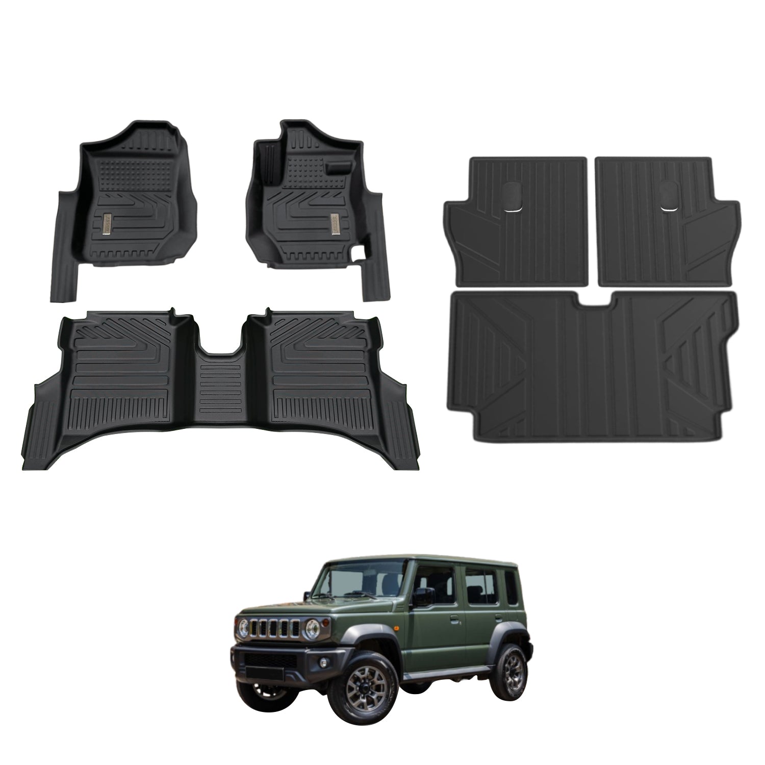 5D Car Floor Mats for Suzuki Jimny XL 5-Door 2023-Onwards