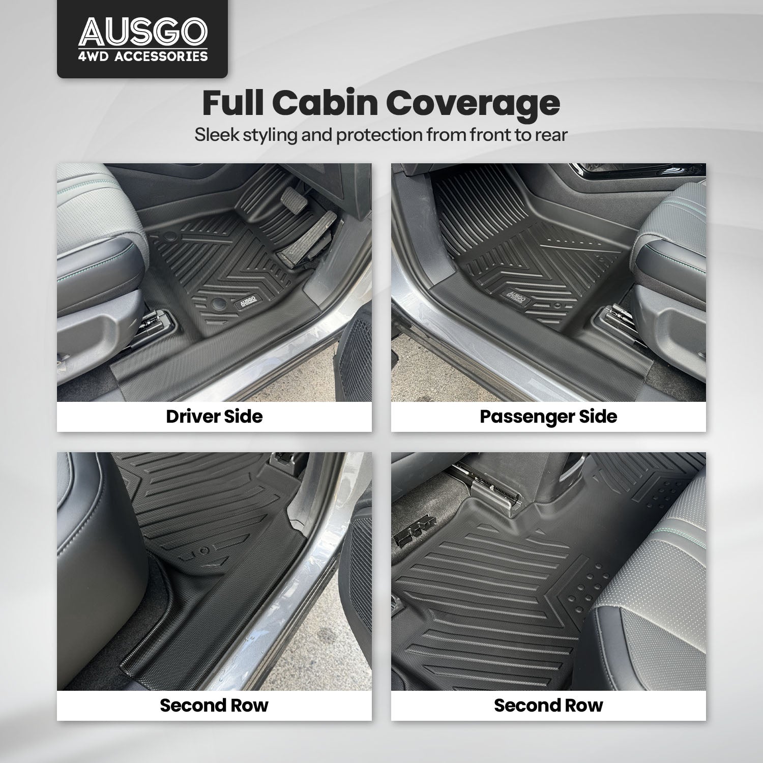 5D Car Floor Mats for BYD SEALION 6 2024-Onwards
