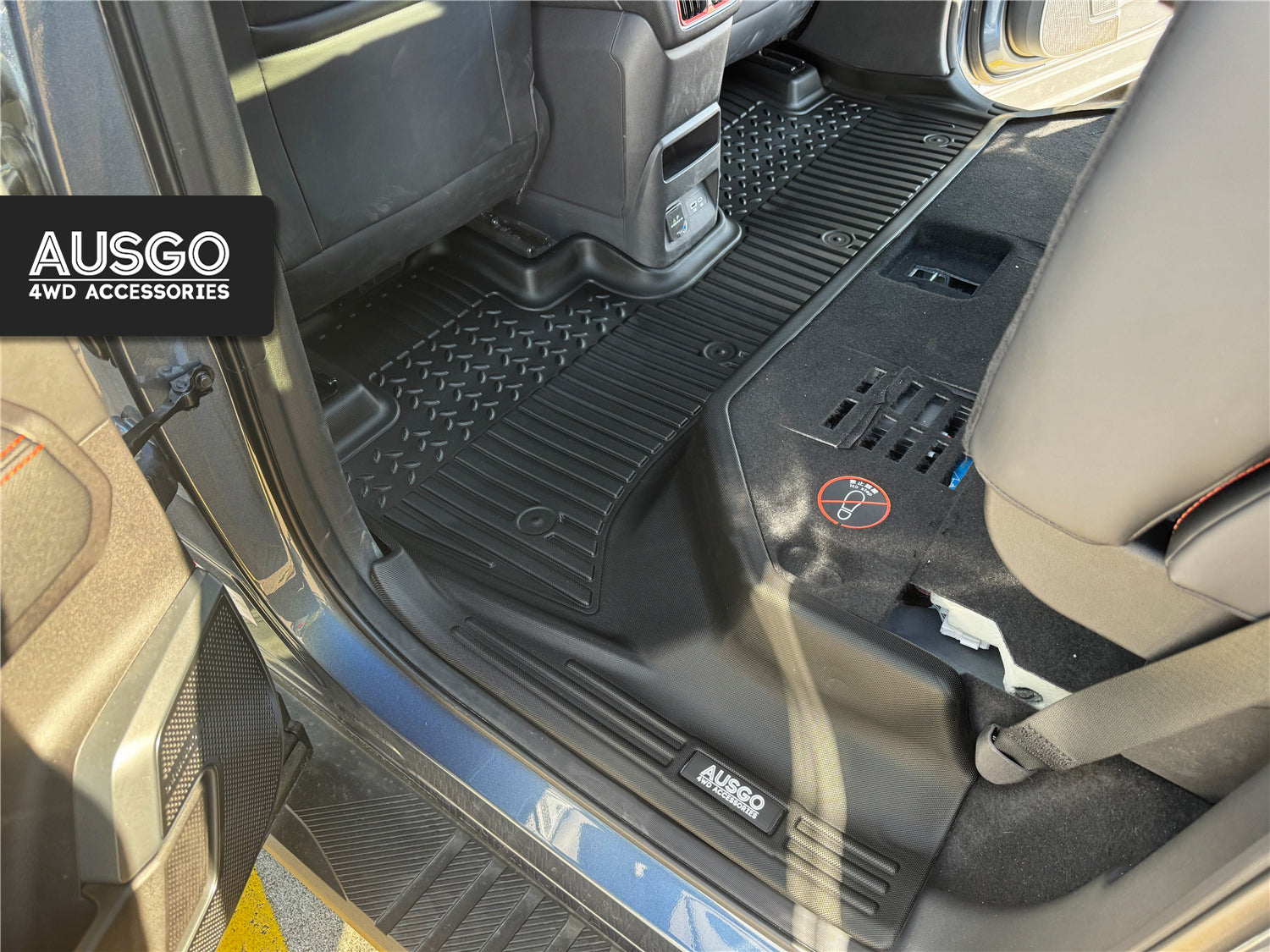 PRE-ORDER 7D Floor Mats + Black Door Sill Protector for BYD Shark 6 2025-Onwards