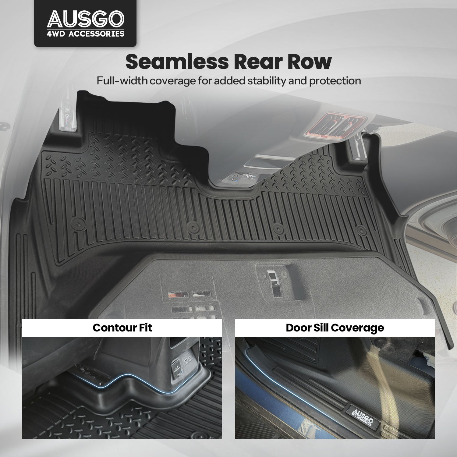 7D Floor Mats + Door Sill Protector for BYD Shark 6 2024-Onwards
