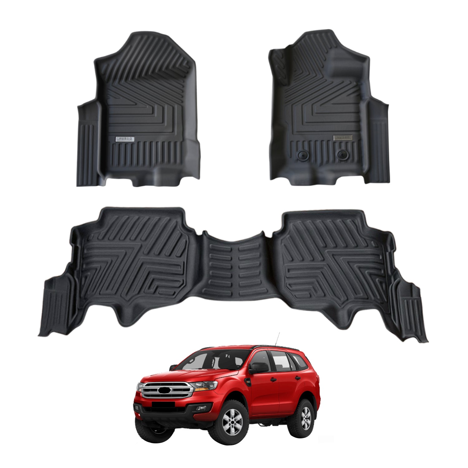 5D Car Floor Mats for Ford Everest UA Series 2015-2022
