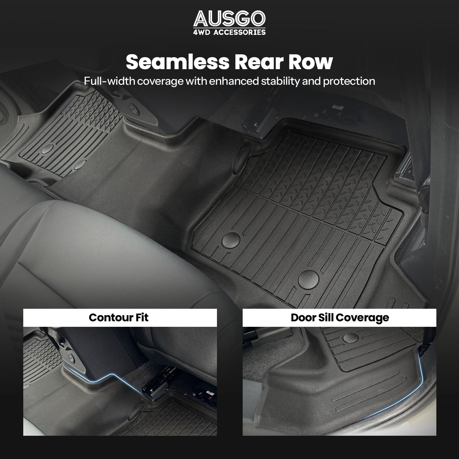 7D Injection Floor Mats for Ford Everest 2022-Onwards