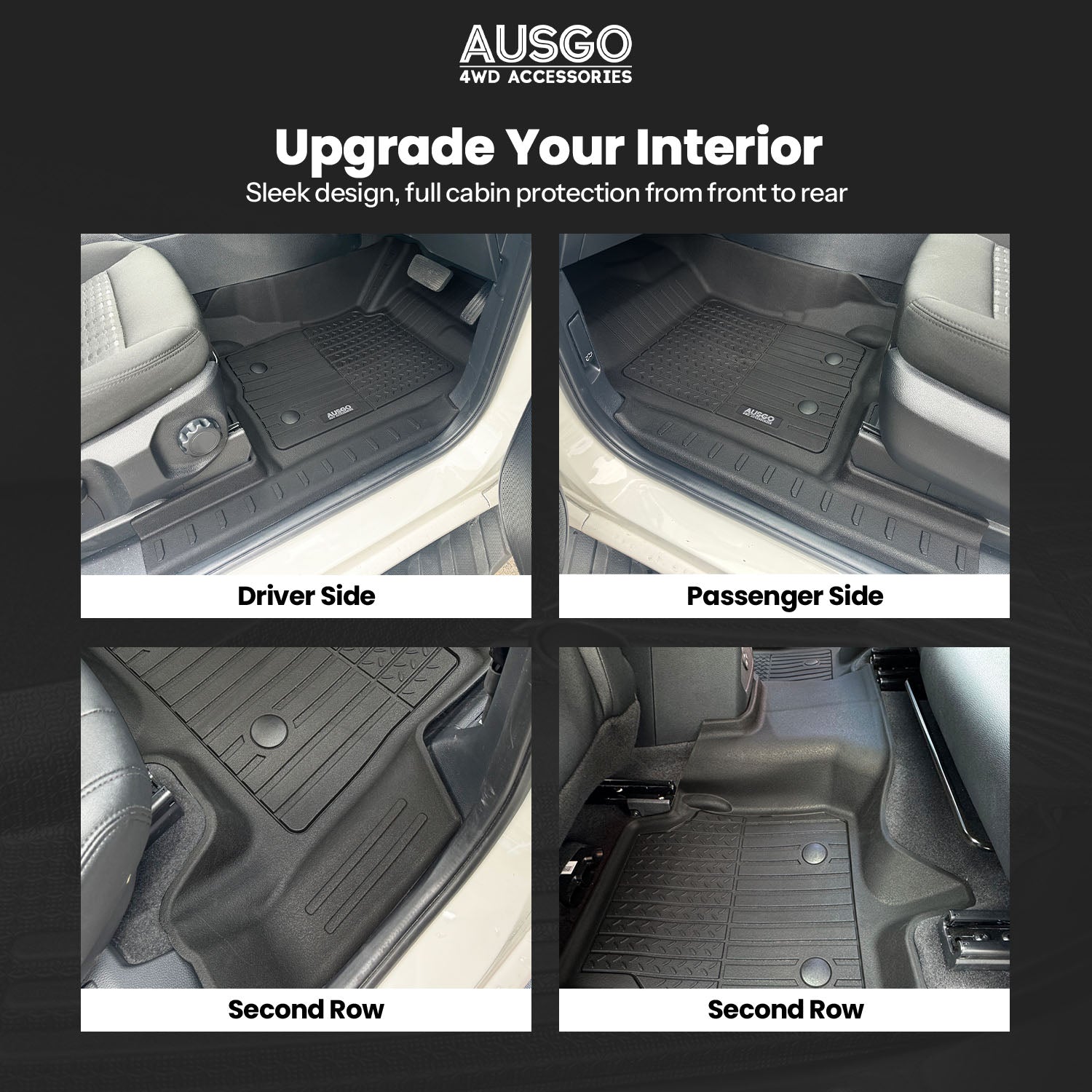 7D Injection Floor Mats for Ford Everest 2022-Onwards