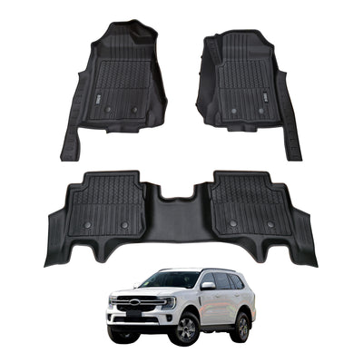 7D Injection Floor Mats for Ford Everest Next-Gen 2022-Onwards