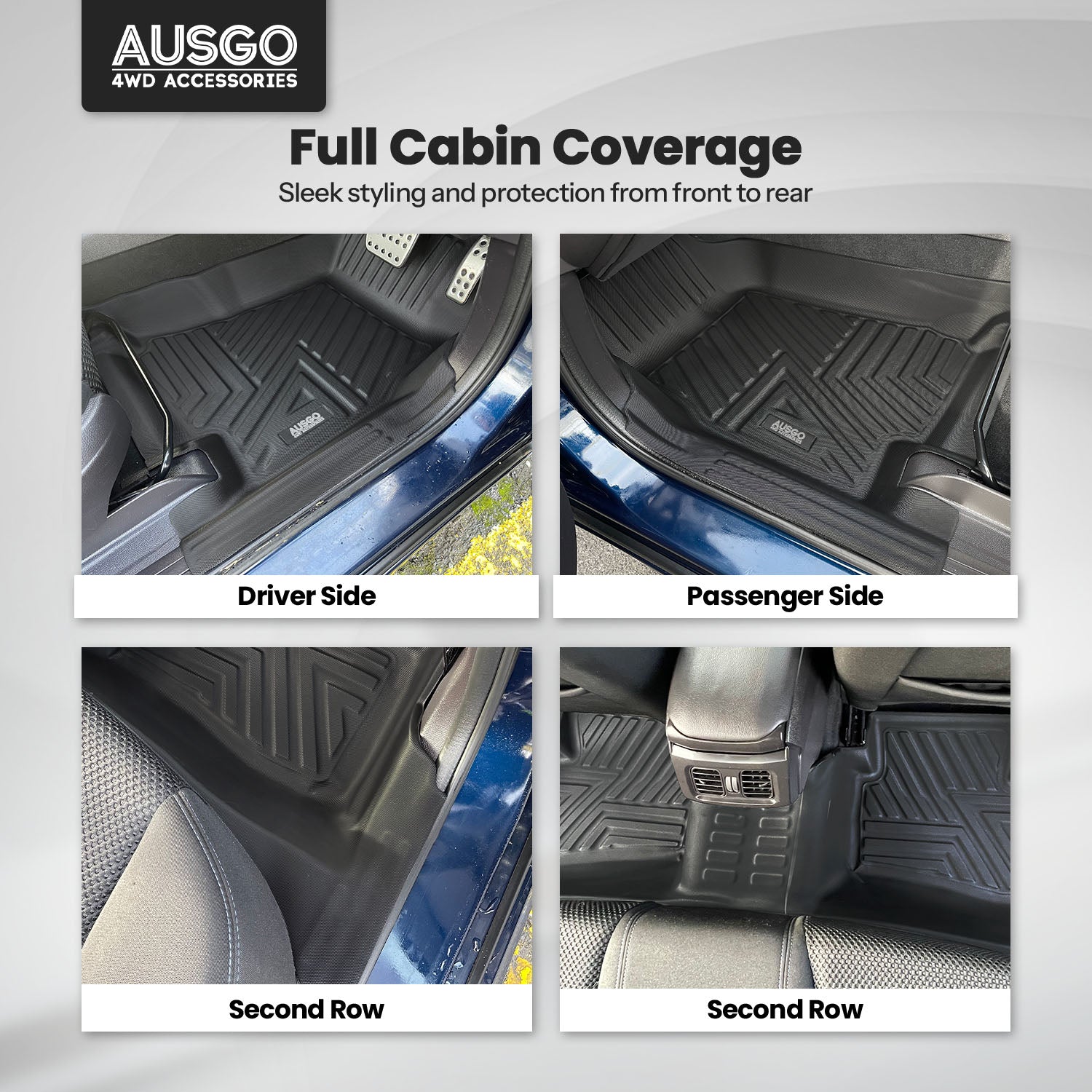 5D Car Floor Mats + Cargo Mat for Ford Falcon FG ecoLPi Series 2008-2014