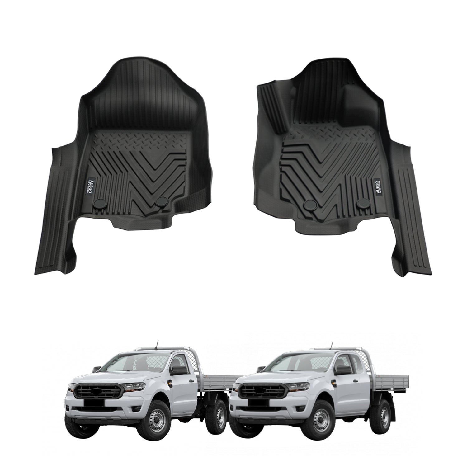 5D Car Floor Mats for Ford Ranger PX PX2 PX3 Series Single / Extra Cab 2011-2022