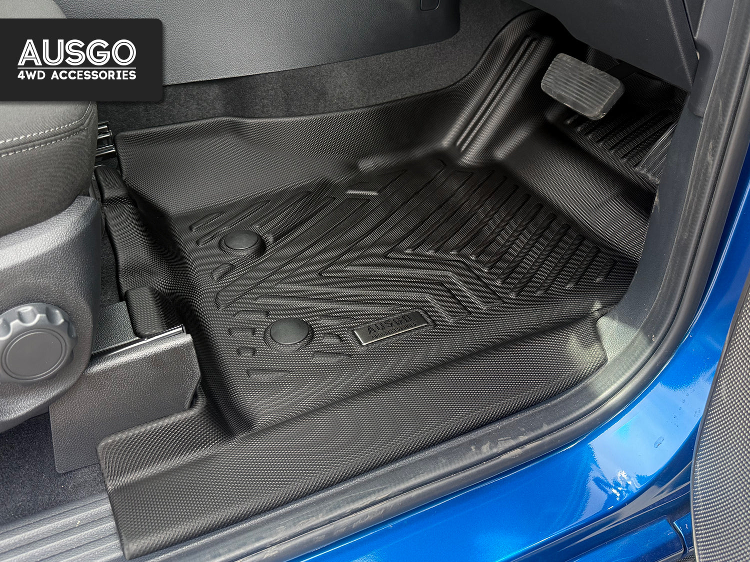 5D Car Floor Mats for Ford Ranger Dual Cab 2022-Onwards