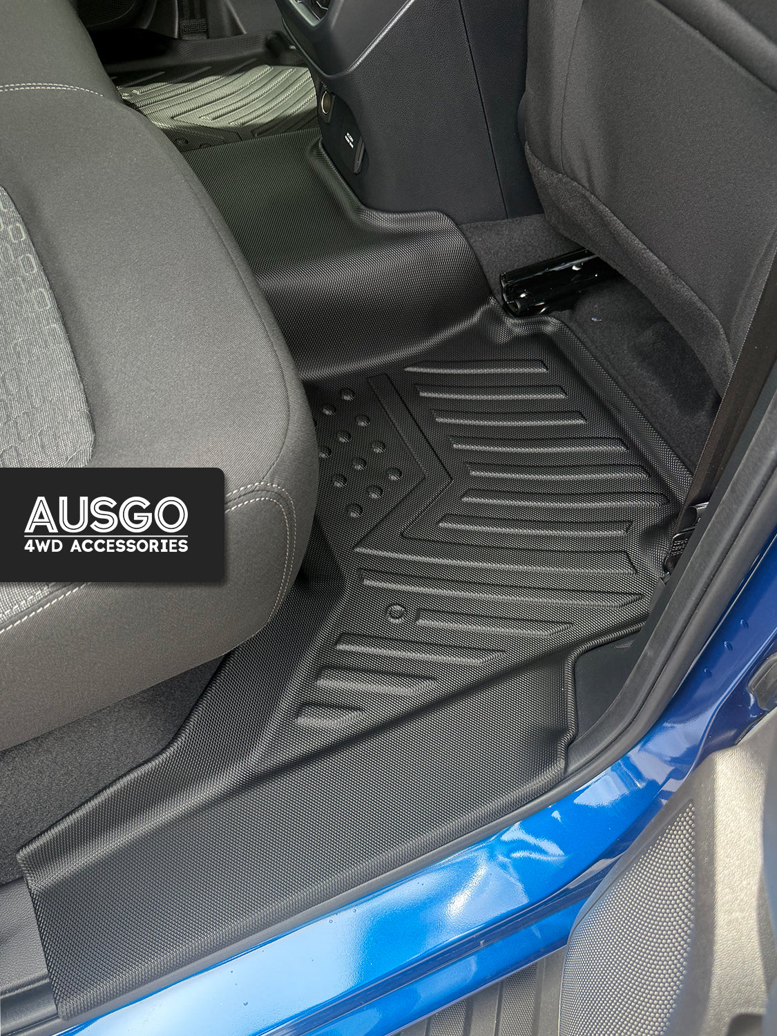 5D Car Floor Mats for Ford Ranger Dual Cab 2022-Onwards