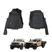 7D Injection Floor Mats for Ford Ranger Super Duty Single / Extra Cab 2026-Onwards