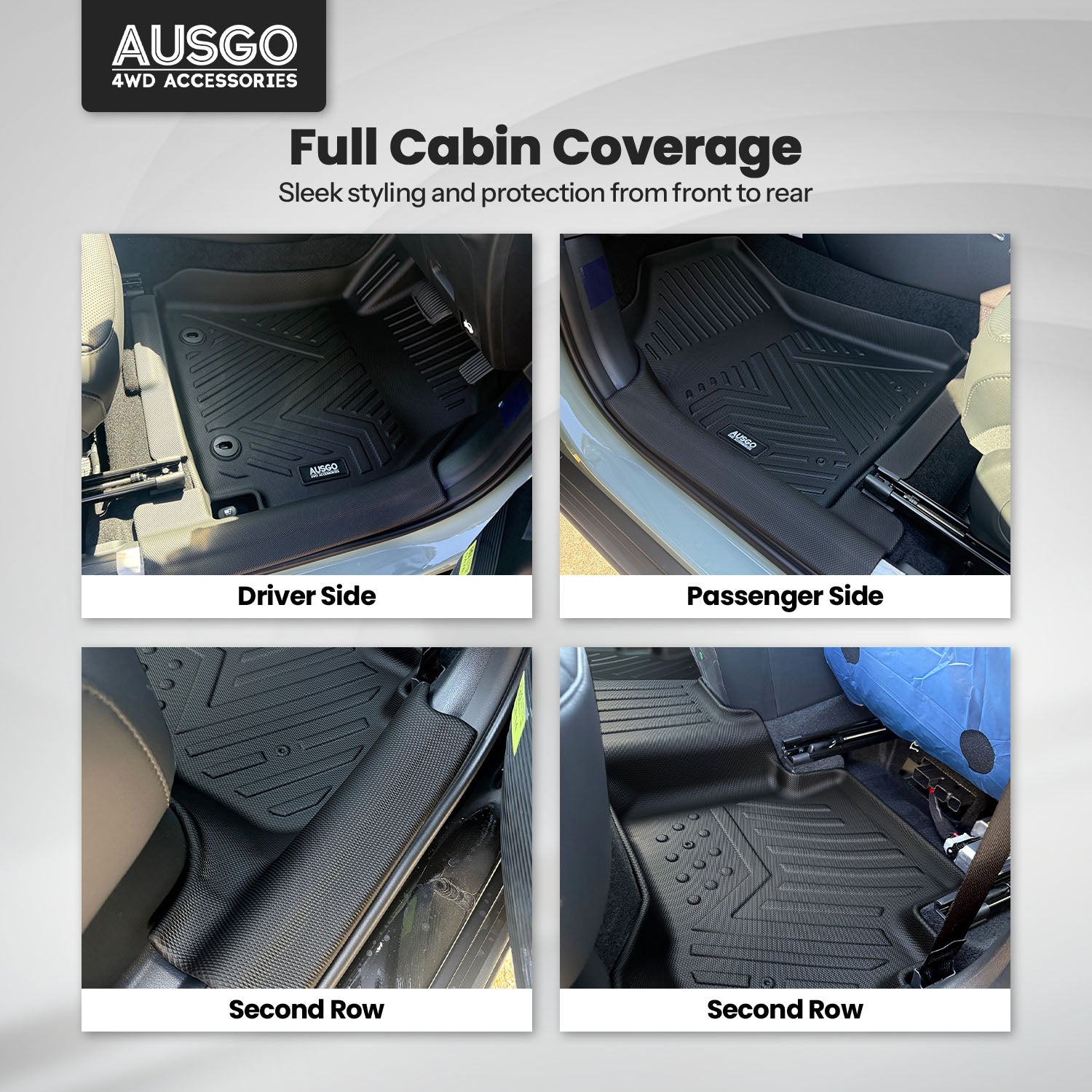 5D Car Floor Mats for Hyundai Kona SX2 Series 2023-Onwards