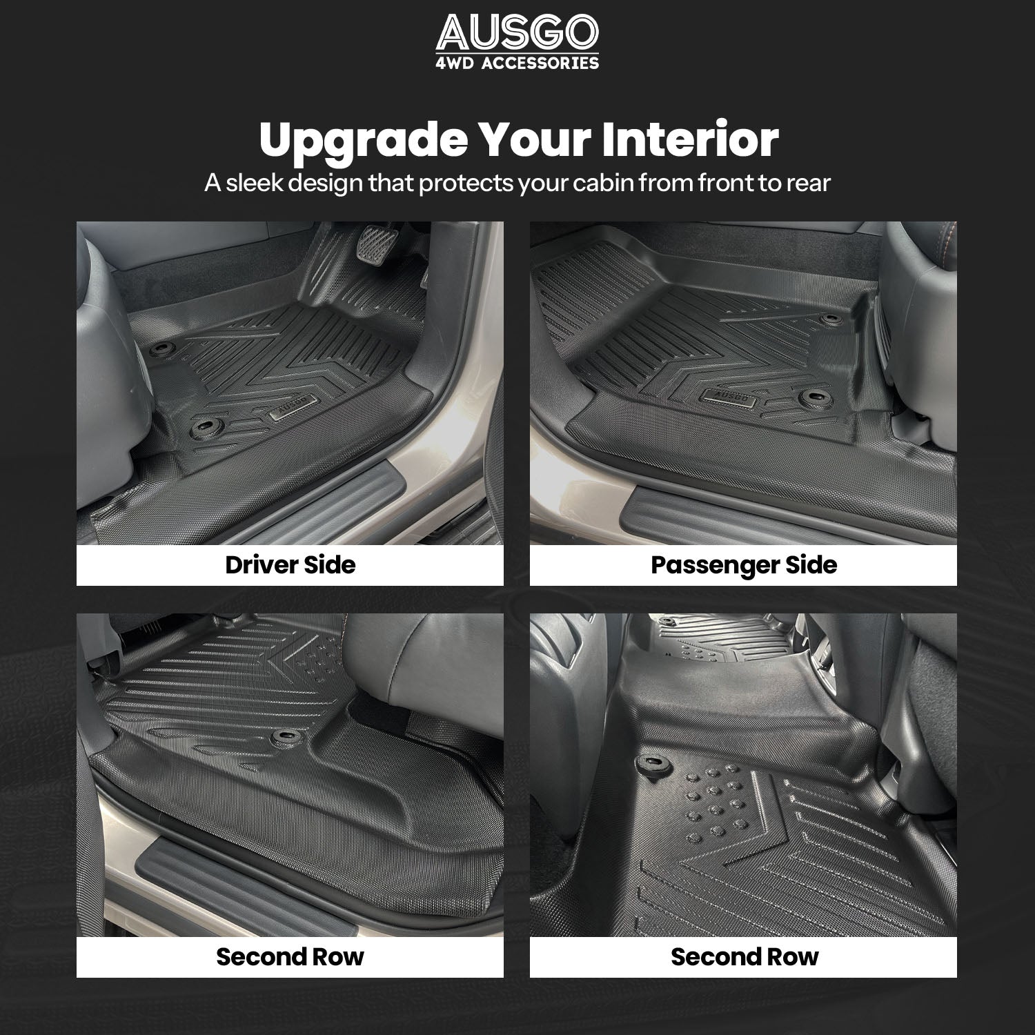5D Car Floor Mats for Infiniti QX80 Z62 2015-2019