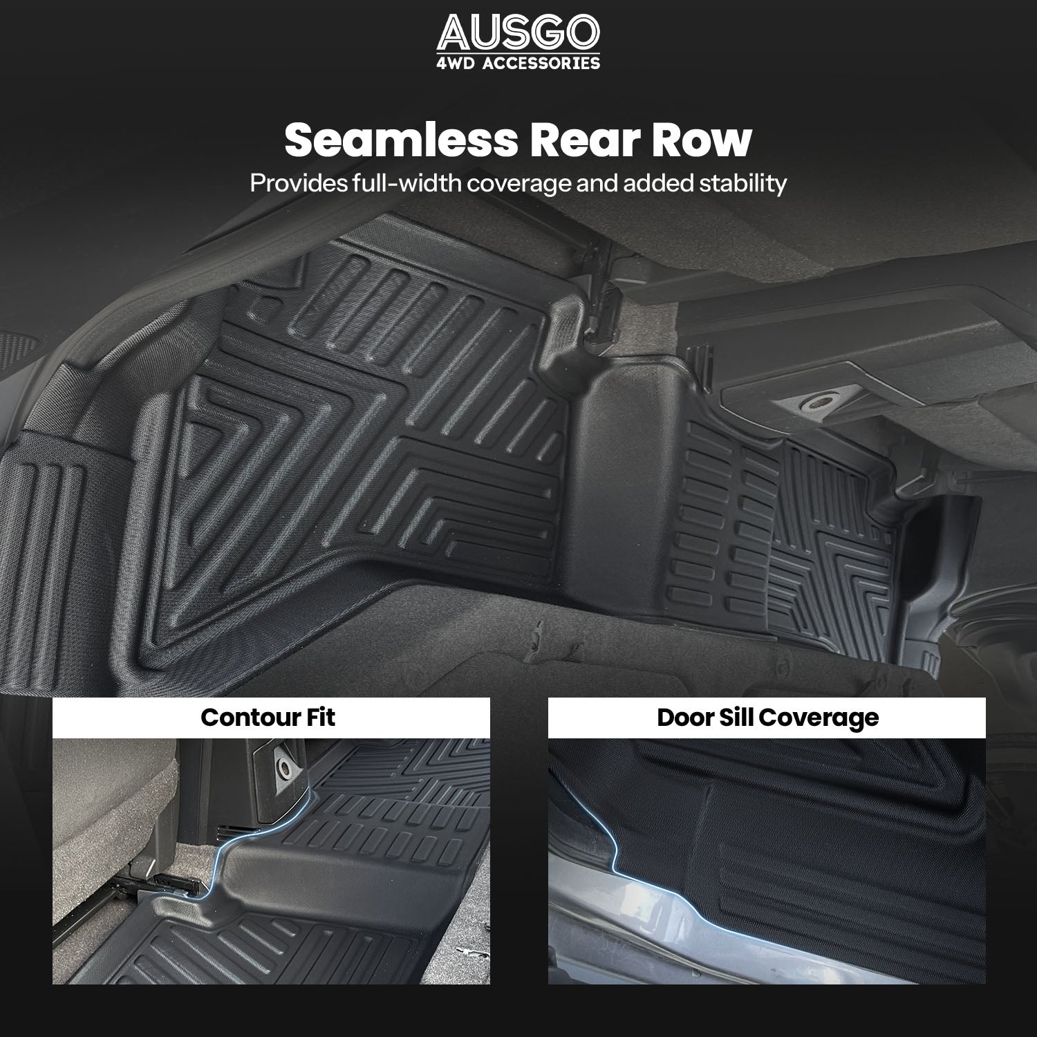 5D Car Floor Mats for ISUZU D-MAX DMAX Dual Cab 2012-2020