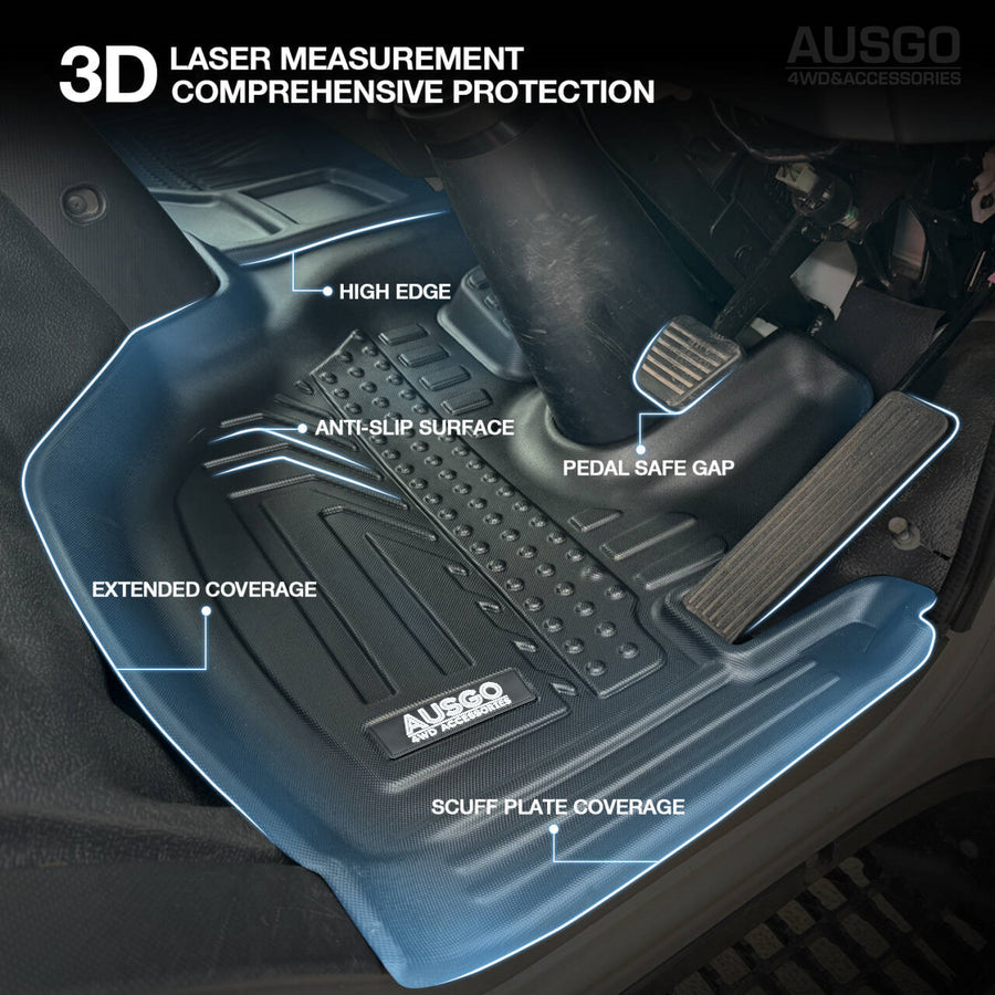 5D Car Floor Mats for ISUZU N Series Wide Cab Auto 2Door 2018-Onwards