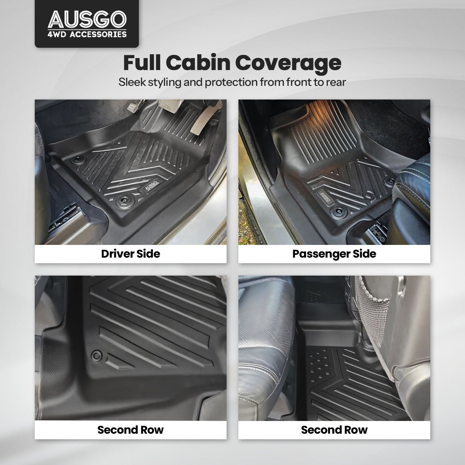 5D Car Floor Mats for Jeep Grand Cherokee WK Series 2010-2021
