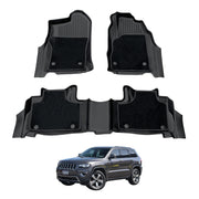 Double-Layer Car Floor Mats for Jeep Grand Cherokee WK Series 2010-2021