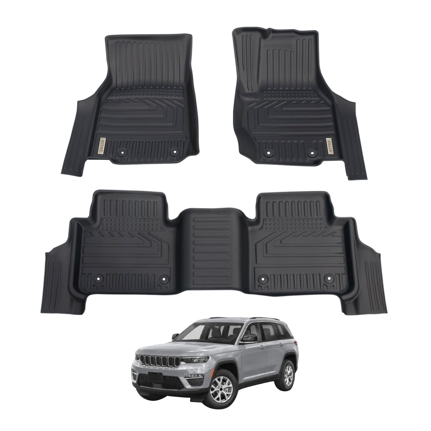 5D Car Floor Mats for Jeep Grand Cherokee WL Series 5 Seats 2022-Onwards