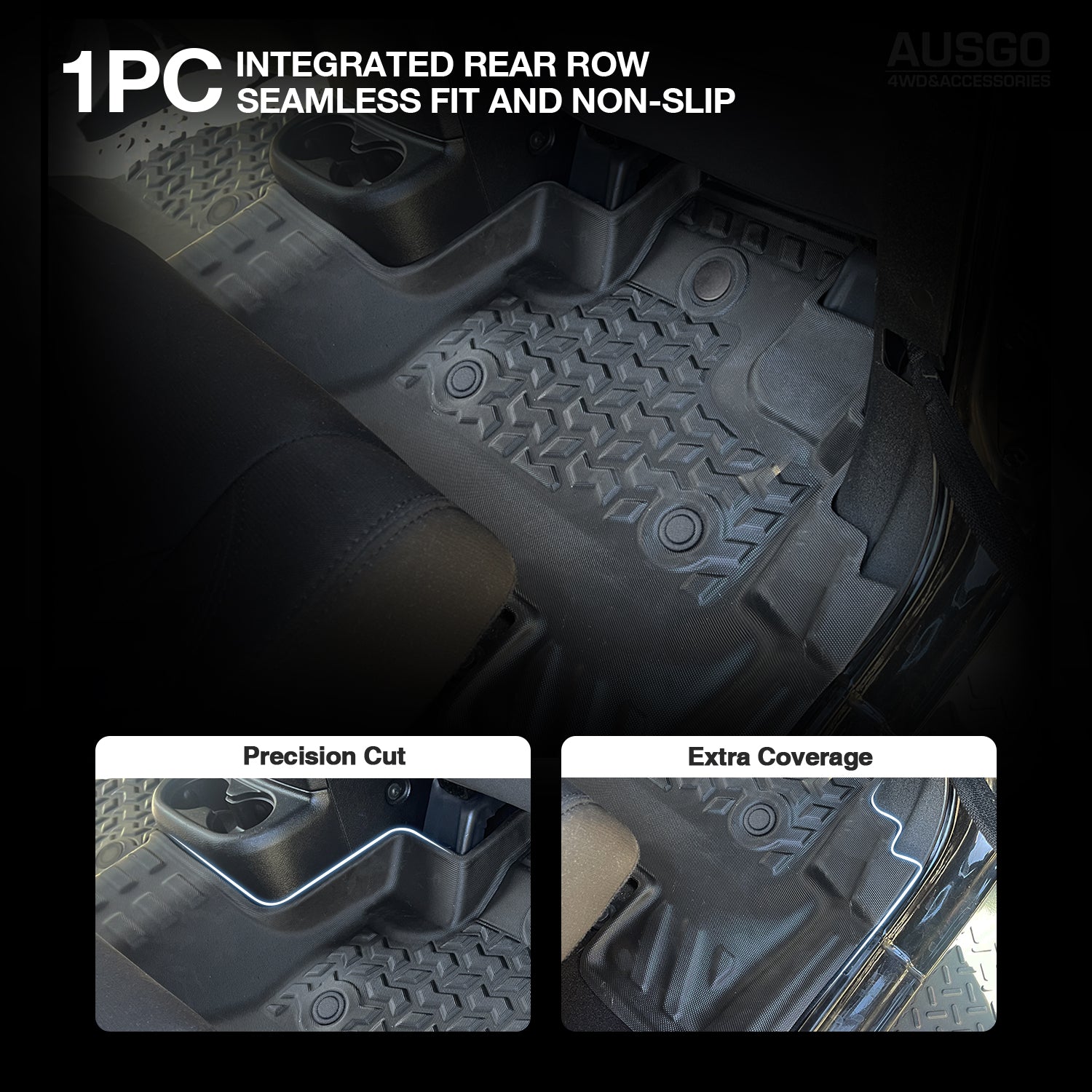 5D Car Floor Mats for Jeep Wrangler JK Series 4Door 2007-2011