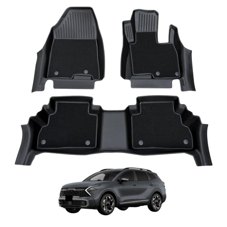 Double-Layer Car Floor Mats for KIA Sportage 2021-2025