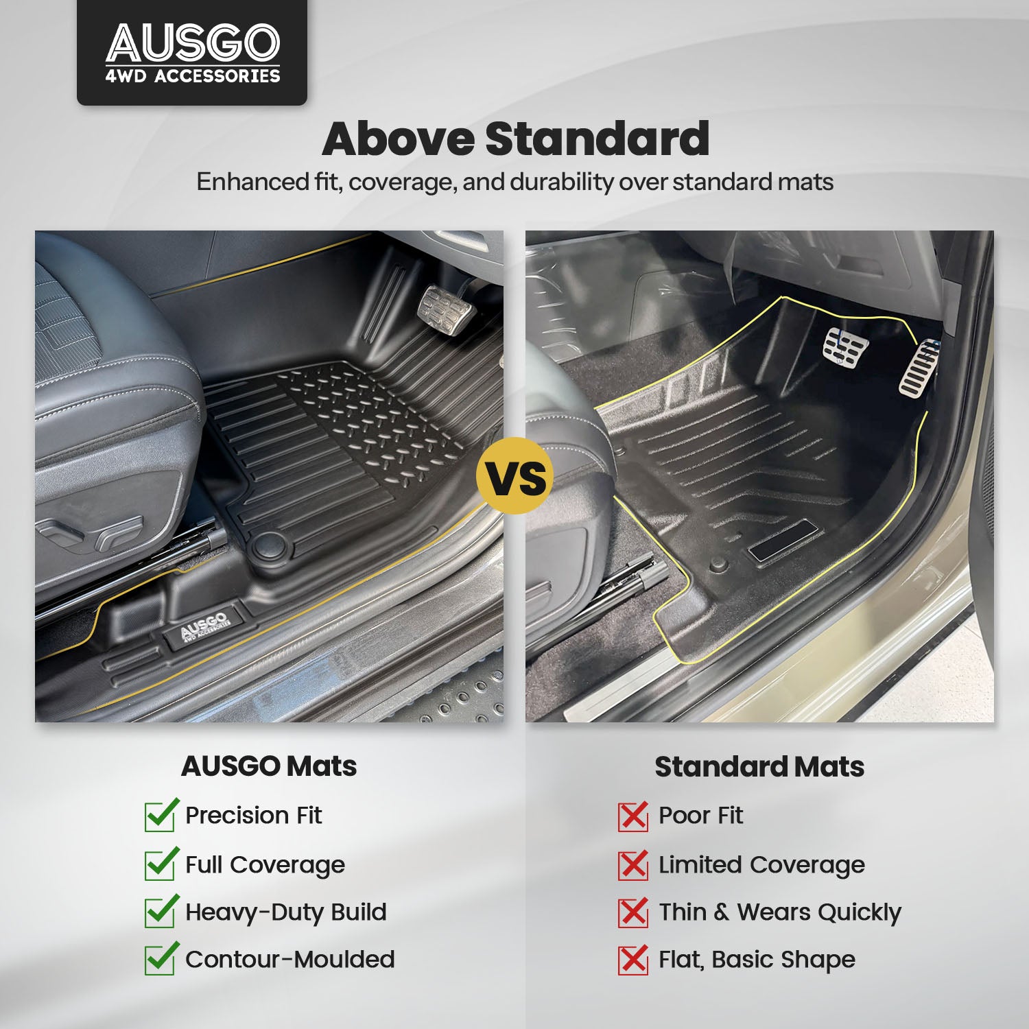 7D Car Floor Mats for KIA Tasman 2025-Onwards