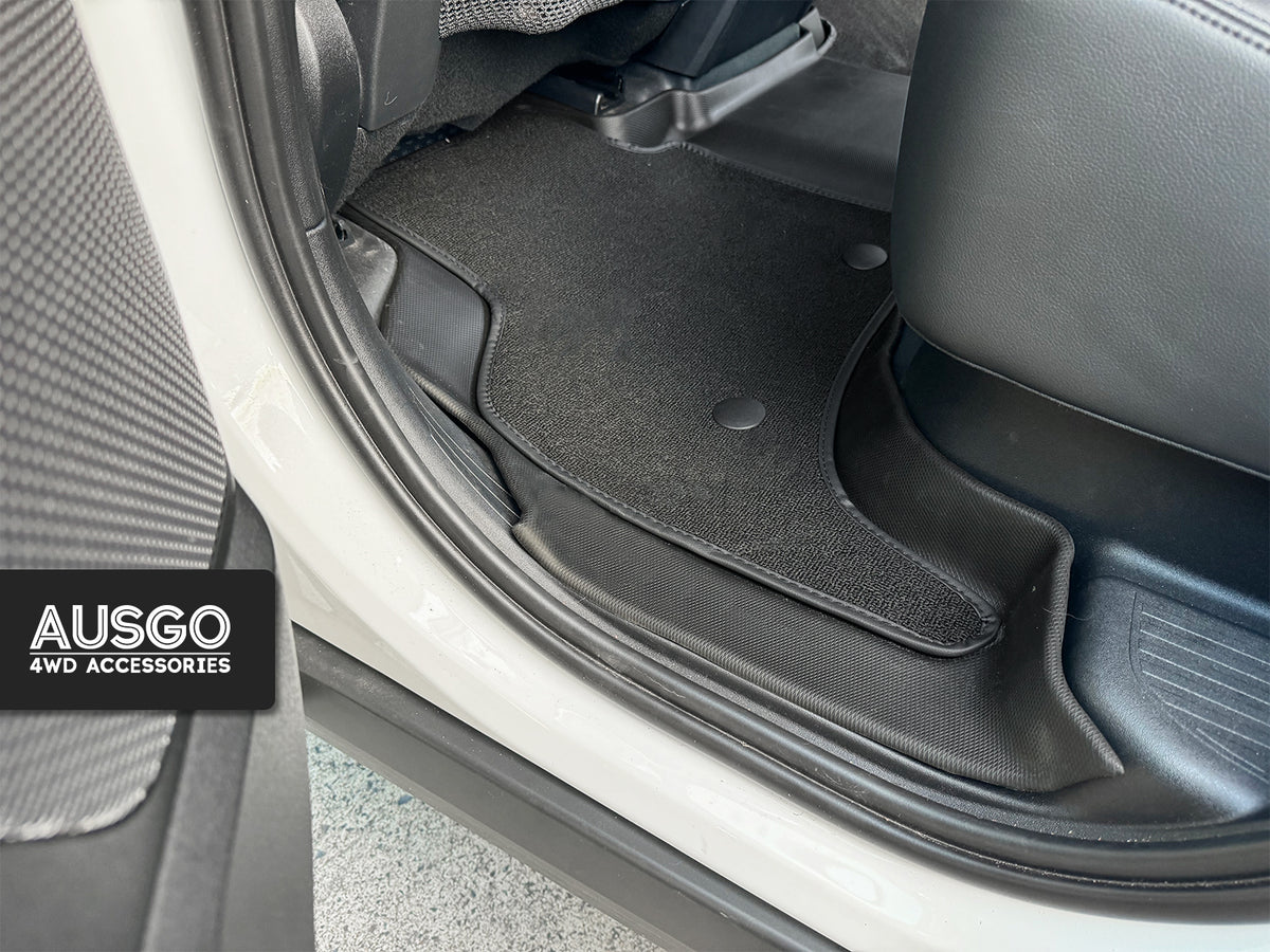 Double-Layer Car Floor Mats for Land Rover Defender L663 Series 110 5-Seat 2020-Onwards