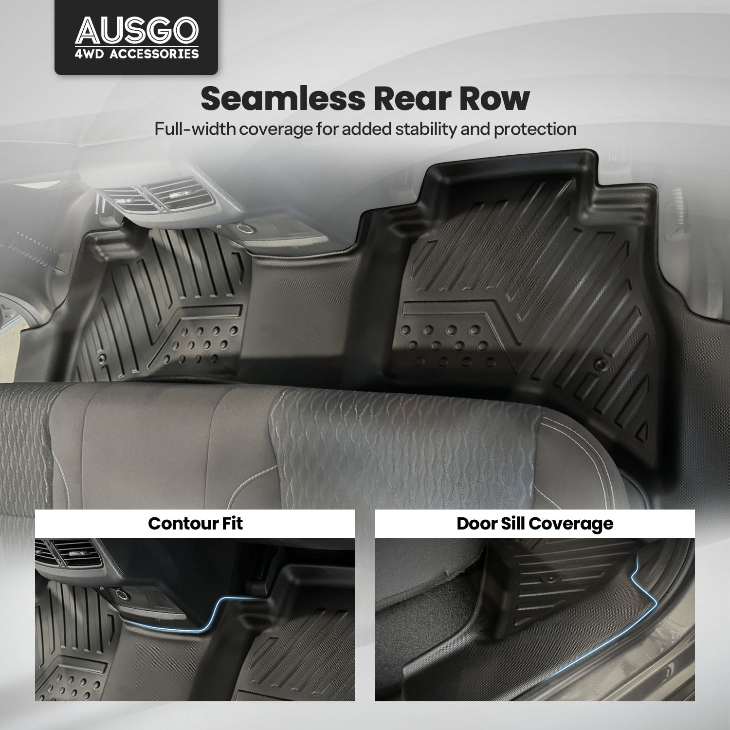 5D Car Floor Mats for LDV T60 Auto Transmission 2022-Onwards
