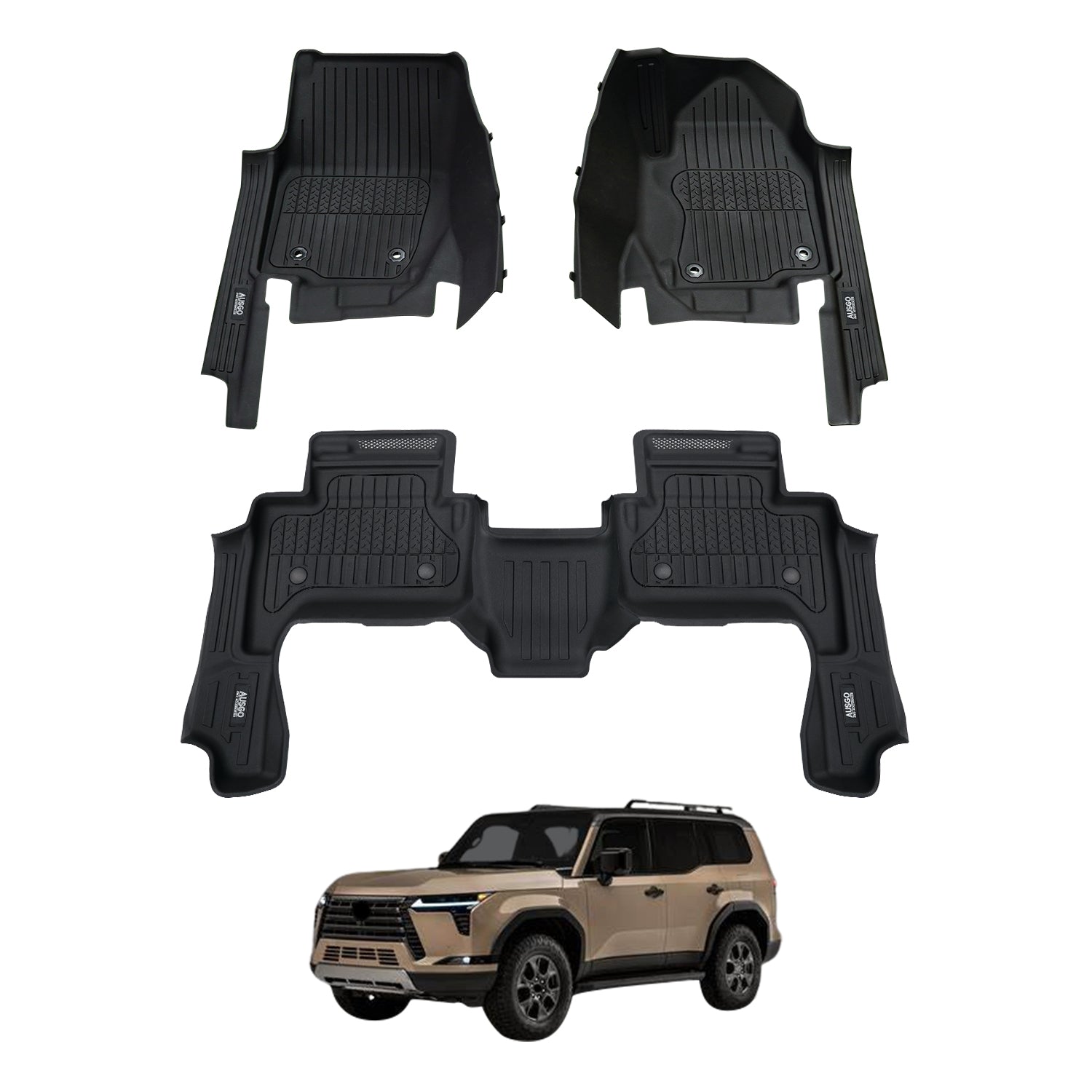 7D Injection Floor Mats for Lexus GX550 2024-Onwards