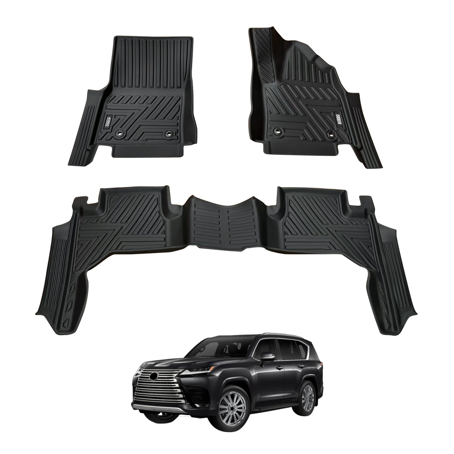 PRE-ORDER 5D Car Floor Mats for LEXUS LX Series LX500d LX600 2021-Onwards