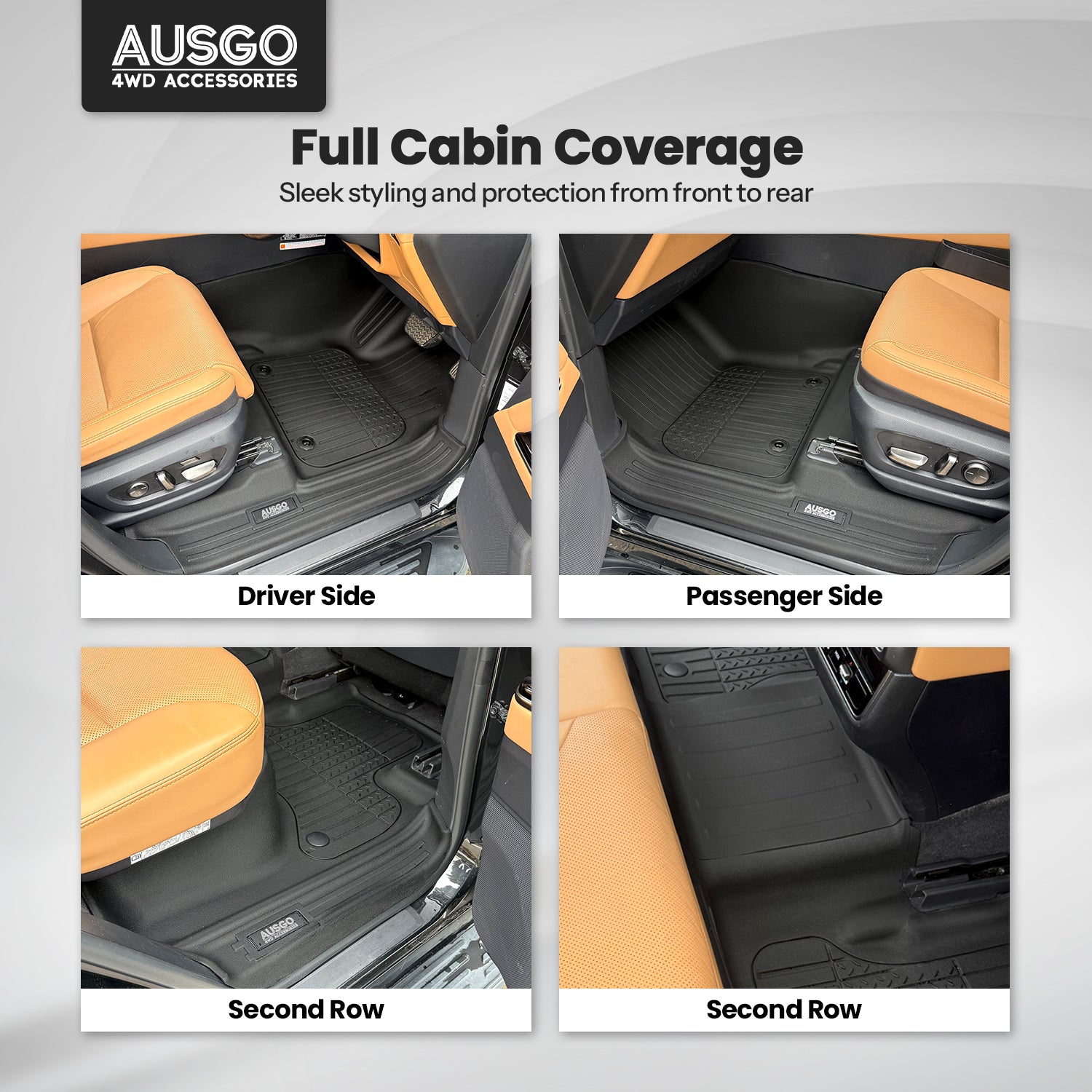 7D Injection Floor Mats for LEXUS LX Series LX500d LX600 2021-Onwards