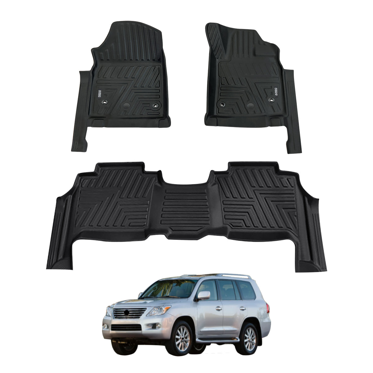 5D Car Floor Mats for Lexus LX570 LX Series 2008-2012