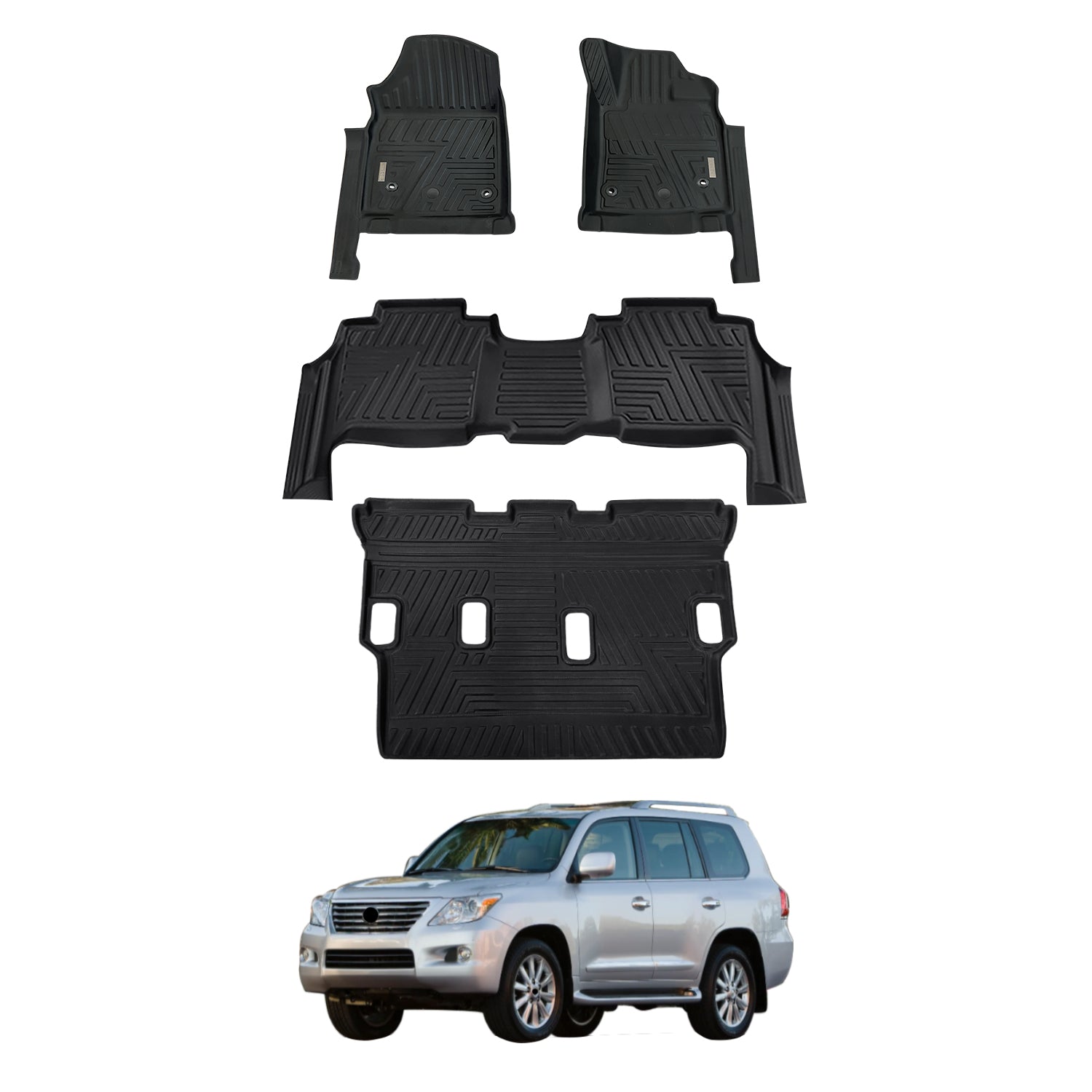 5D Car Floor Mats for Lexus LX570 LX Series 2008-2012