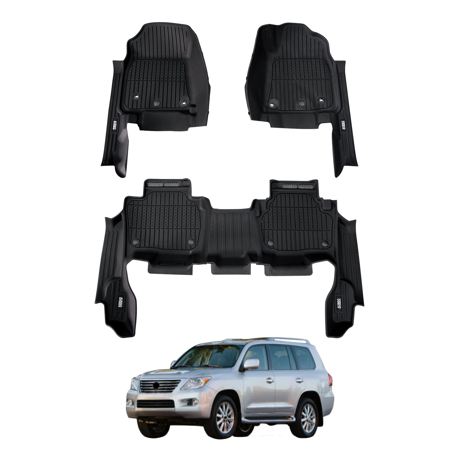7D Injection Floor Mats for Lexus LX570 LX Series 2008-2012