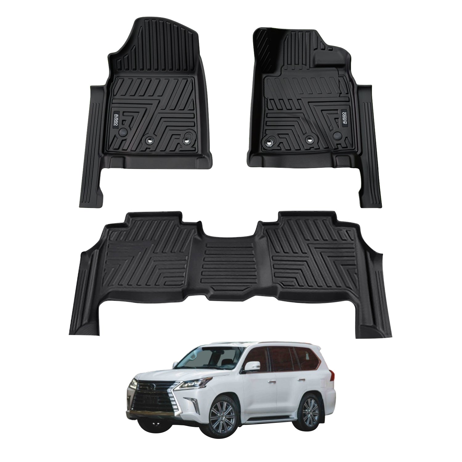 5D Car Floor Mats for Lexus LX570 LX Series 2013-2021
