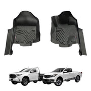 5D Injection Floor Mats for Mazda BT-50 BT50 Single / Extra Cab 2011-2020
