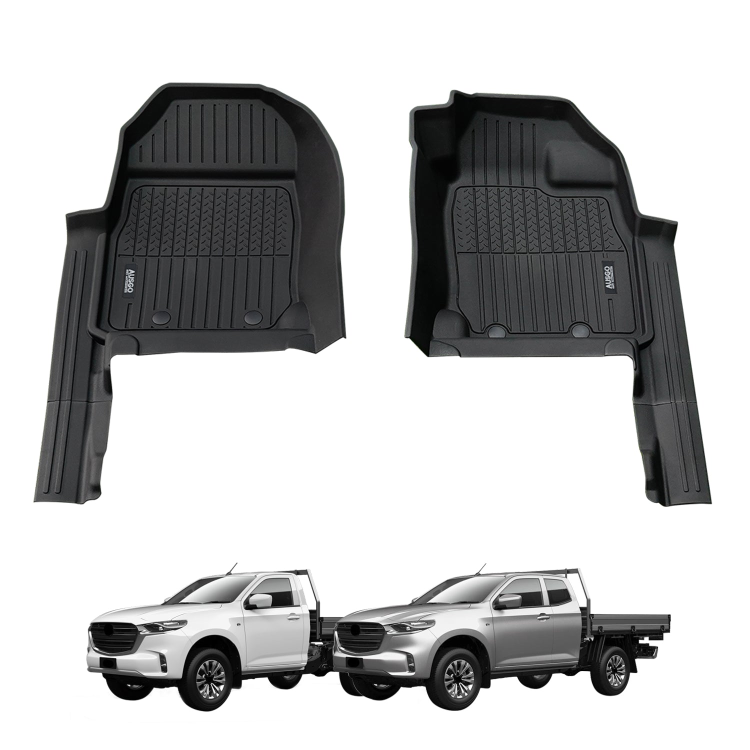 7D Injection Floor Mats for Mazda BT-50 BT50 Single / Extra Cab 2020-Onwards