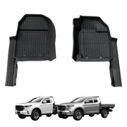 7D Injection Floor Mats for Mazda BT-50 BT50 Single / Extra Cab 2020-Onwards